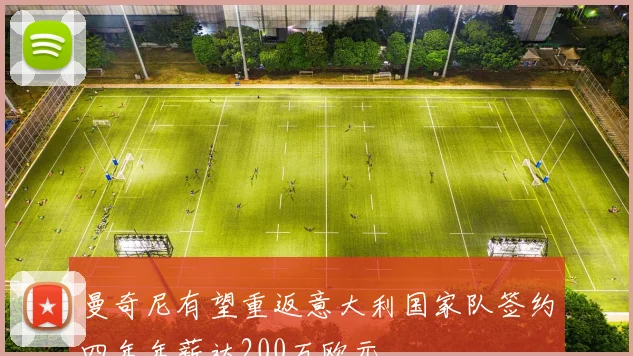 曼奇尼有望重返意大利国家队签约四年年薪达200万欧元